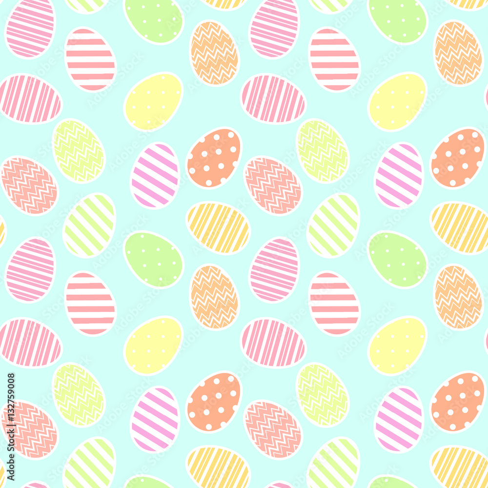 Easter eggs pattern Easter eggs pattern