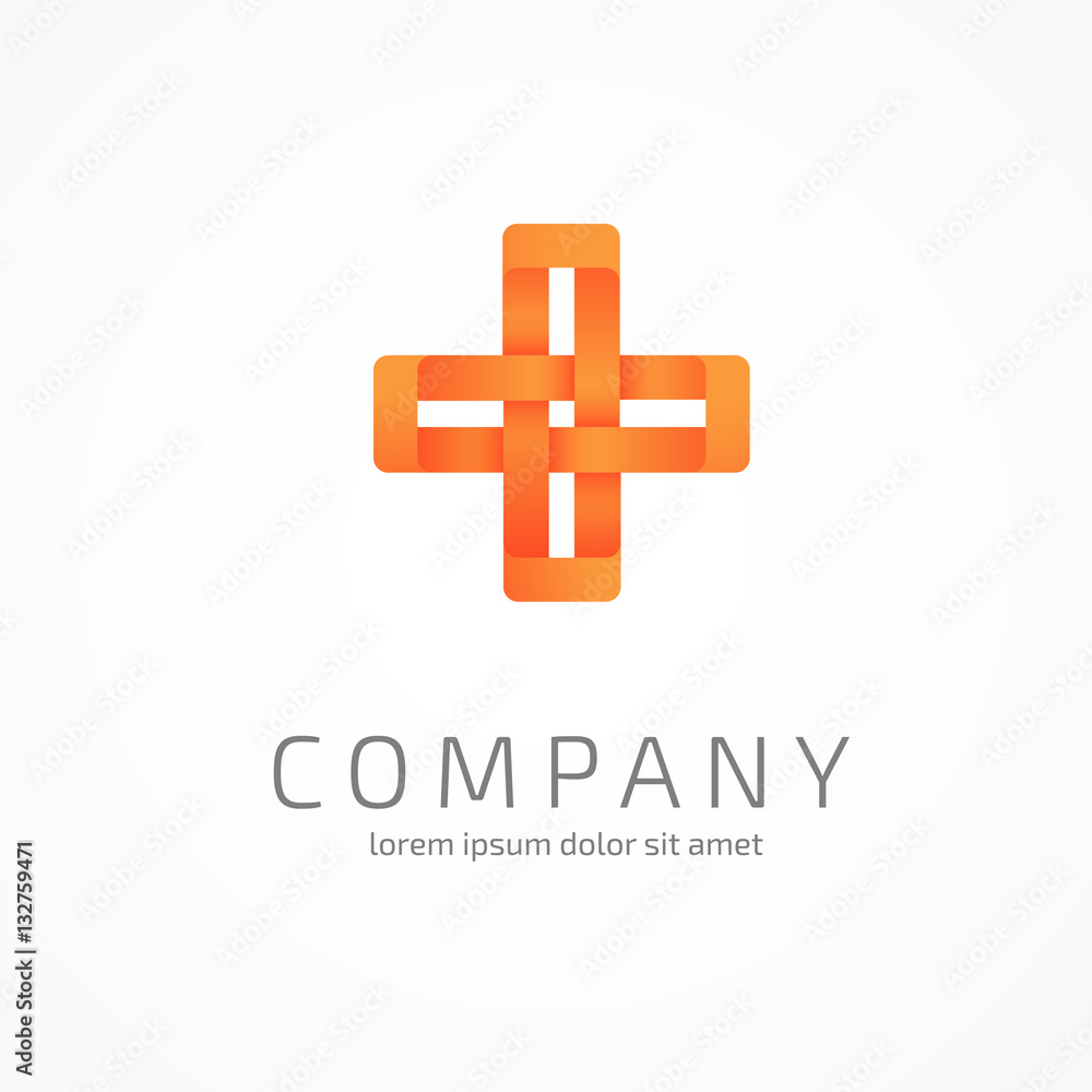 Logo design abstract medical vector template Logo design abstract medical vector template