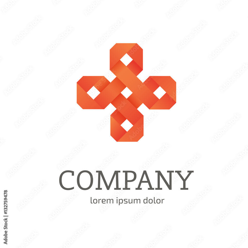 Logo design abstract medical vector template Logo design abstract medical vector template