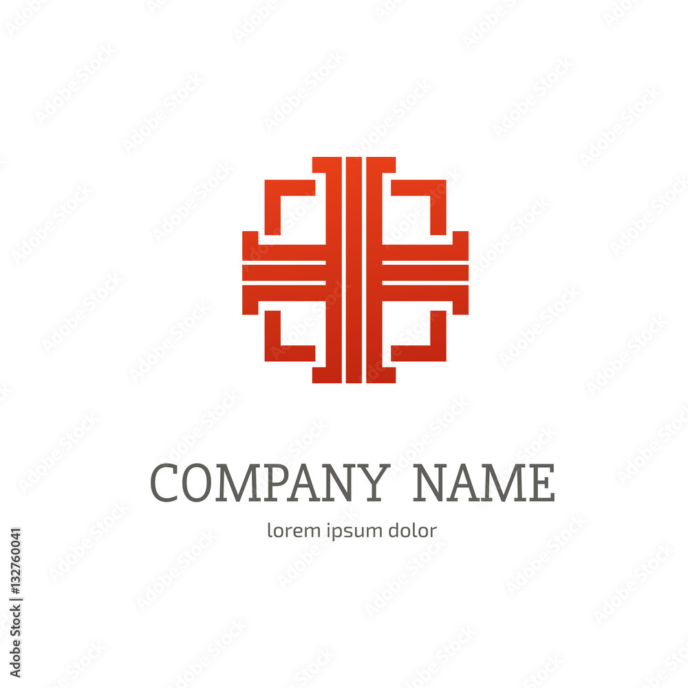 Logo design abstract medical vector template Logo design abstract medical vector template
