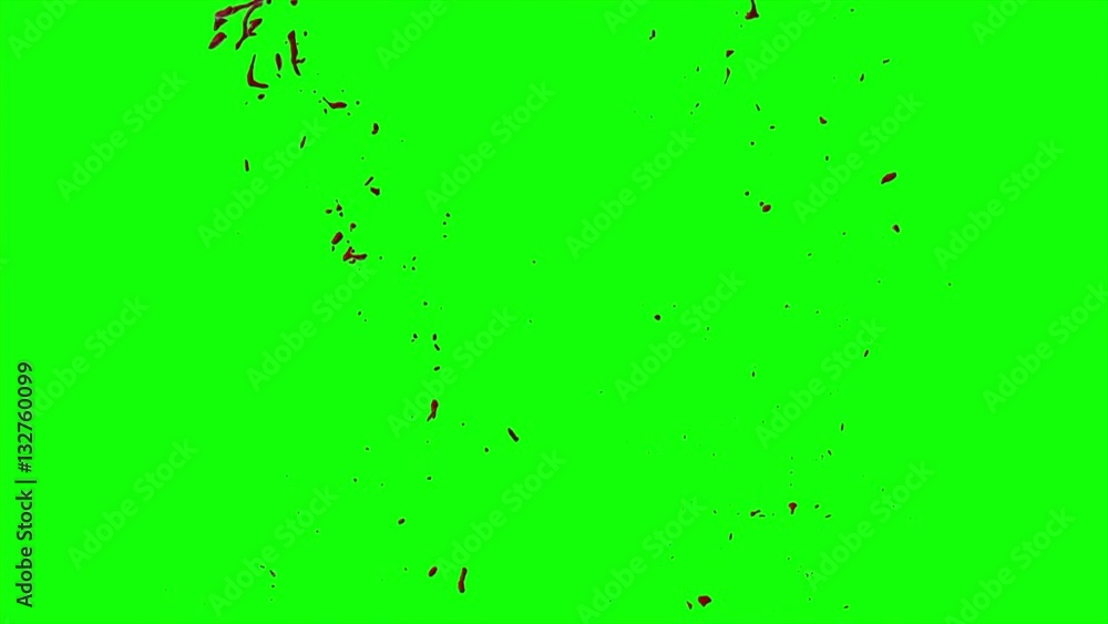 Hd Blood Burst Slow Motion (Green Screen) 114 Hd Blood Burst Slow Motion (Green Screen) 114