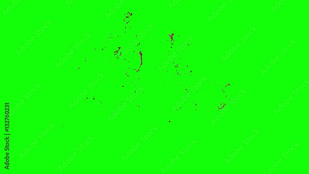 Hd Blood Burst Slow Motion (Green Screen) 134 Hd Blood Burst Slow Motion (Green Screen) 134