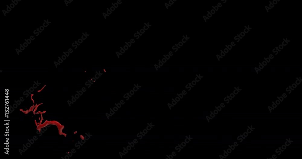 4k Blood Burst Slow Motion (With Alpha) 75 4k Blood Burst Slow Motion (With Alpha) 75