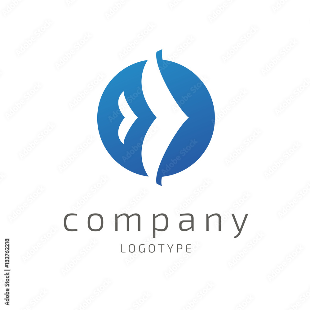 Logo abstract design arrow vector template Logo abstract design arrow vector template