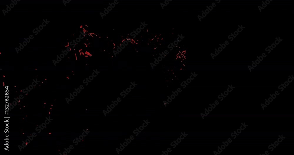 4k Blood Burst Slow Motion (With Alpha) 196 4k Blood Burst Slow Motion (With Alpha) 196