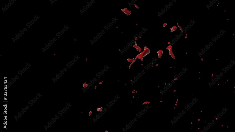 Hd Blood Burst Slow Motion (With Alpha) 136 Hd Blood Burst Slow Motion (With Alpha) 136