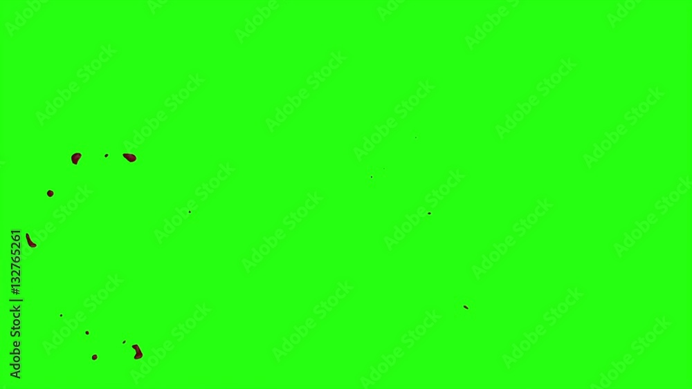 Hd Blood Burst Motion Blur (Green Screen) 160 Hd Blood Burst Motion Blur (Green Screen) 160