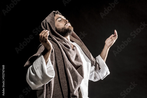 Jesuschrist praying