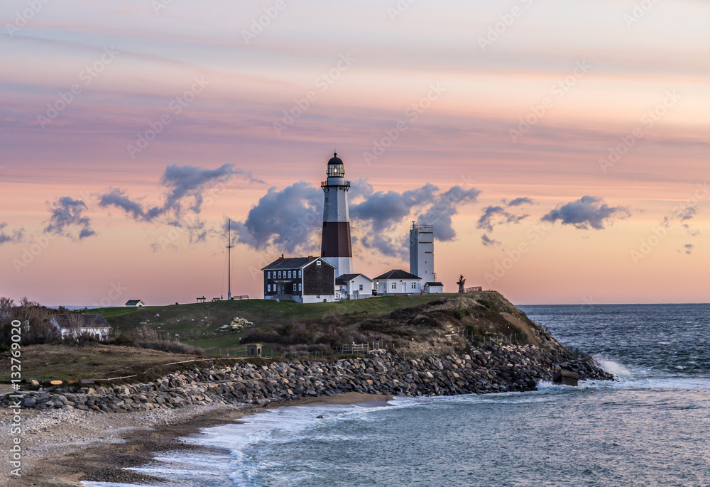 Montauk Point Light, Lighthouse, Long Island, New York, Suffolk
