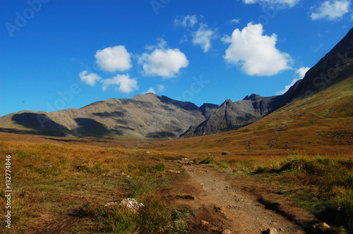 Fairy pools on the Isle of Skye in Scotland