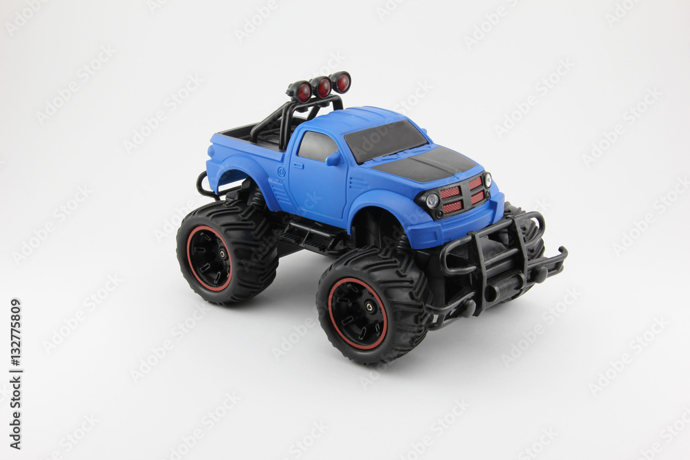 Toy car isolated on white

