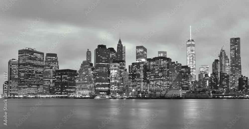 NYC skyline as seen from Brooklyn