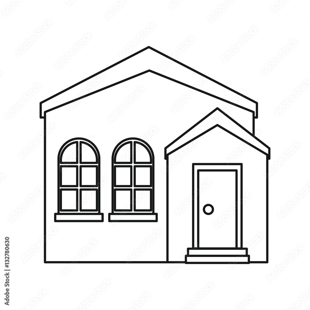 home real state expensive american modern outline vector illustration eps 10 home real state expensive american modern outline vector illustration eps 10