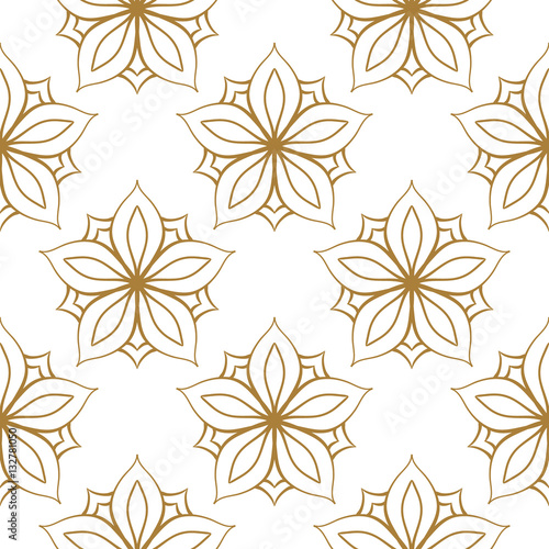 Flowers seamless pattern