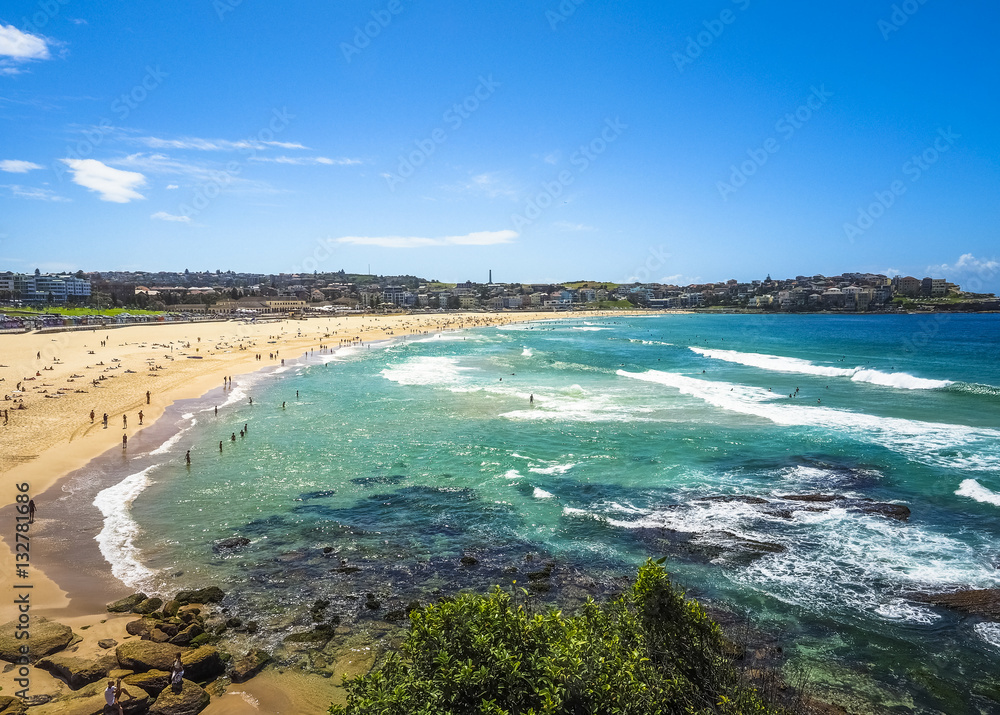 Beautiful Nature of Bondi Beach in Sydney, Australia.