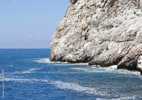 Rock, sea and wave in Turkey 
