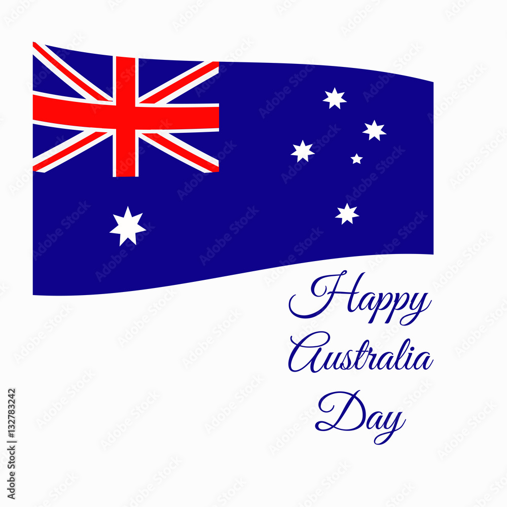 Vector illustration of Australiac Day card eps 10 Vector illustration of Australiac Day card eps 10