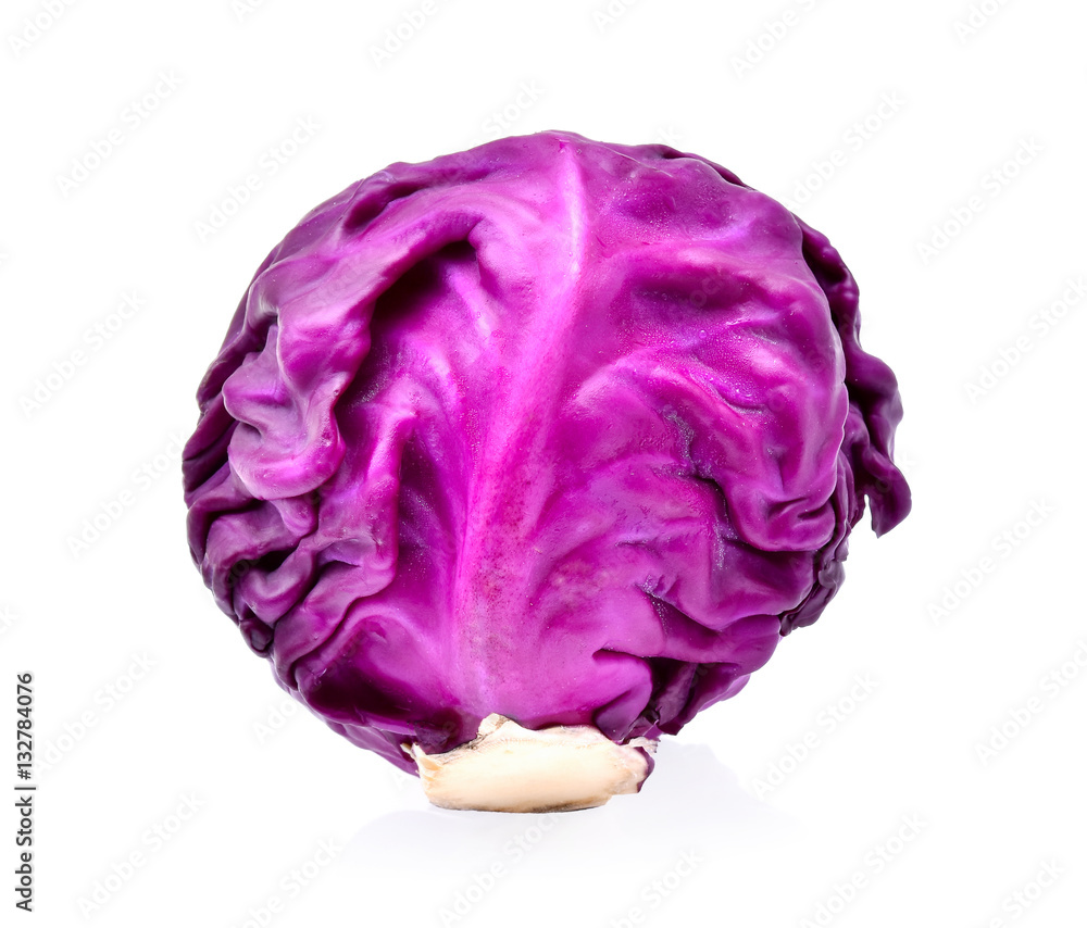red cabbage isolated on white background red cabbage isolated on white background