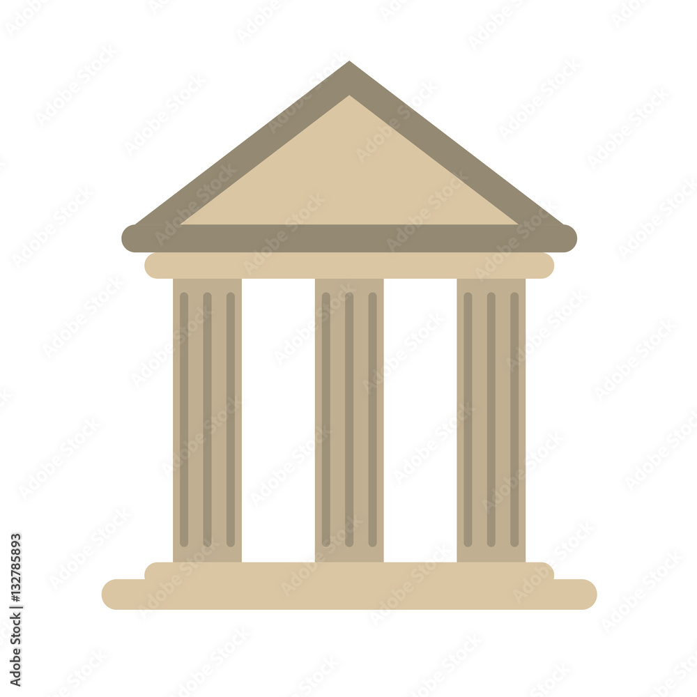 building office bank structure vector illustration eps 10