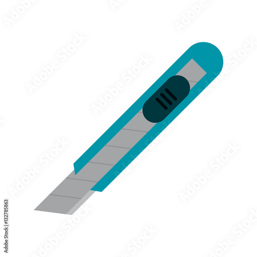 cutter knife packing box vector illustration eps 10