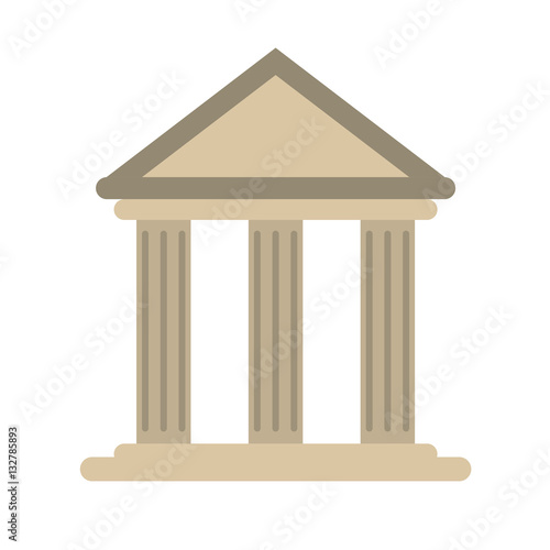 building office bank structure vector illustration eps 10