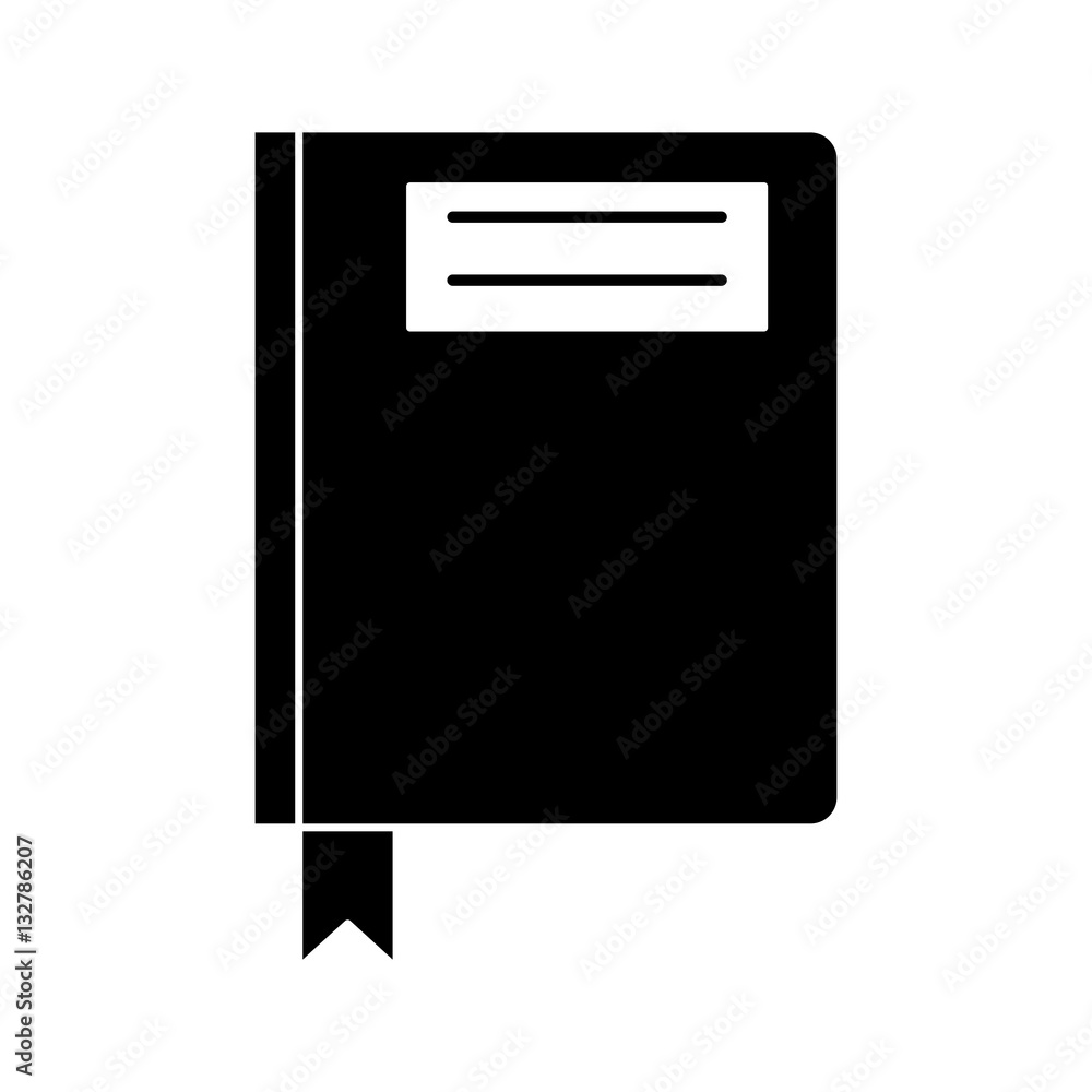silhouette book diary directory office vector illustration eps 10 silhouette book diary directory office vector illustration eps 10