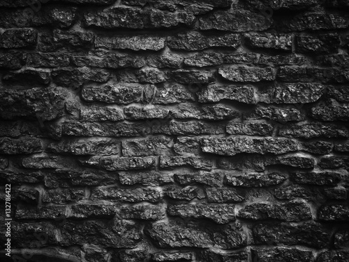 black stone wall background...
