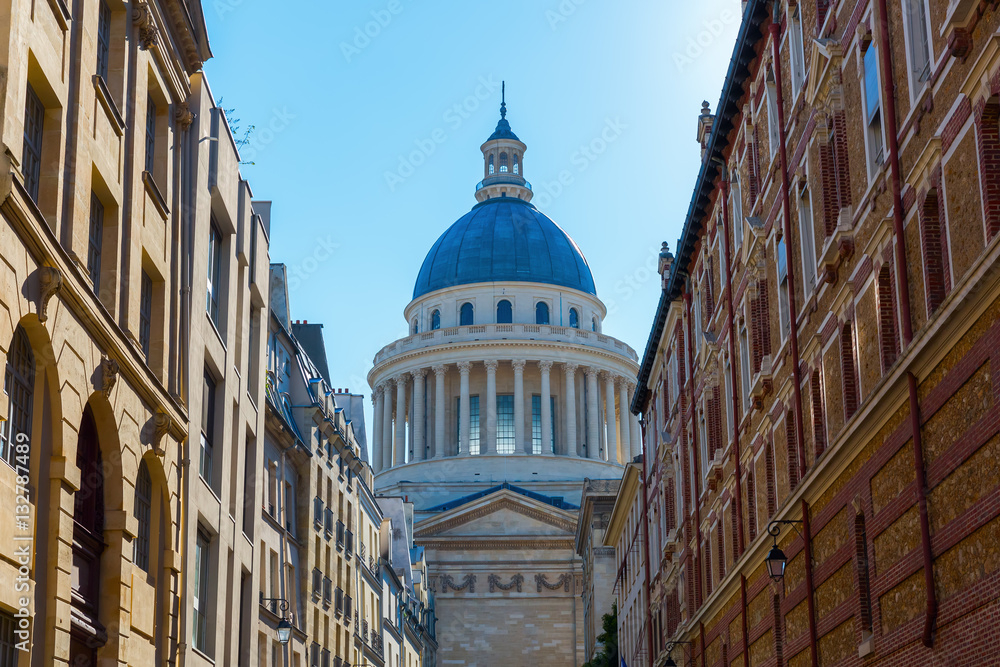 historic Pantheon in Paris, France