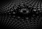 abstract black particles background