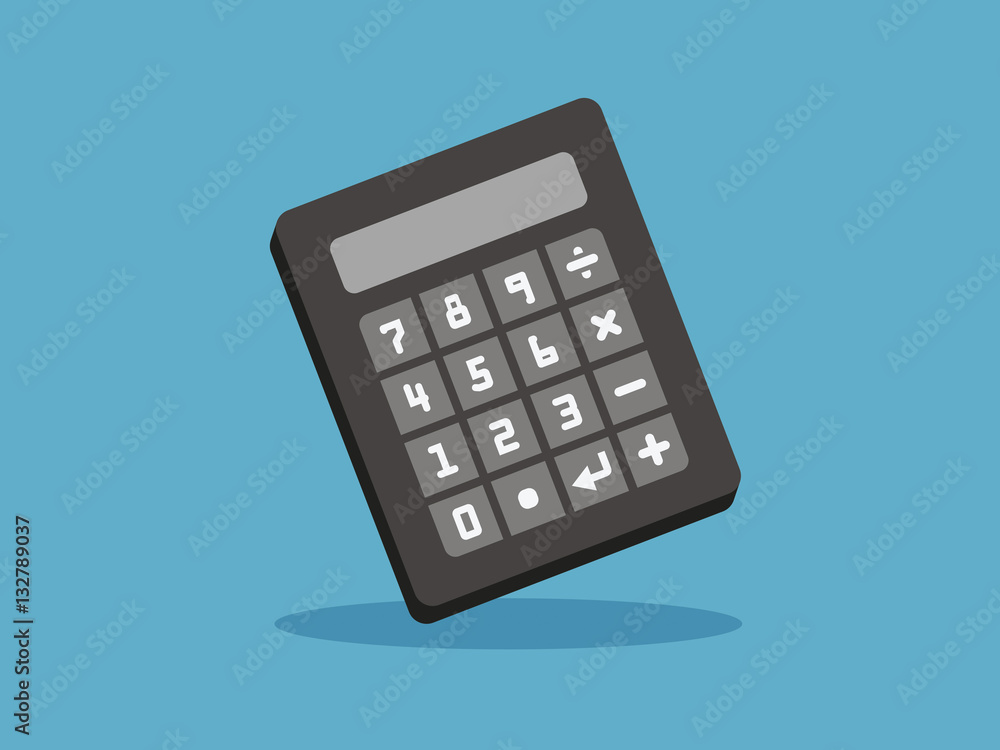 Calculator icon vector. Savings, finances sign , economy concept Calculator icon vector. Savings, finances sign , economy concept