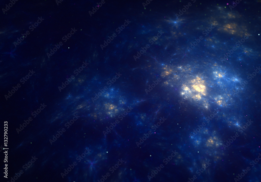 blue universe galaxy wallpaper