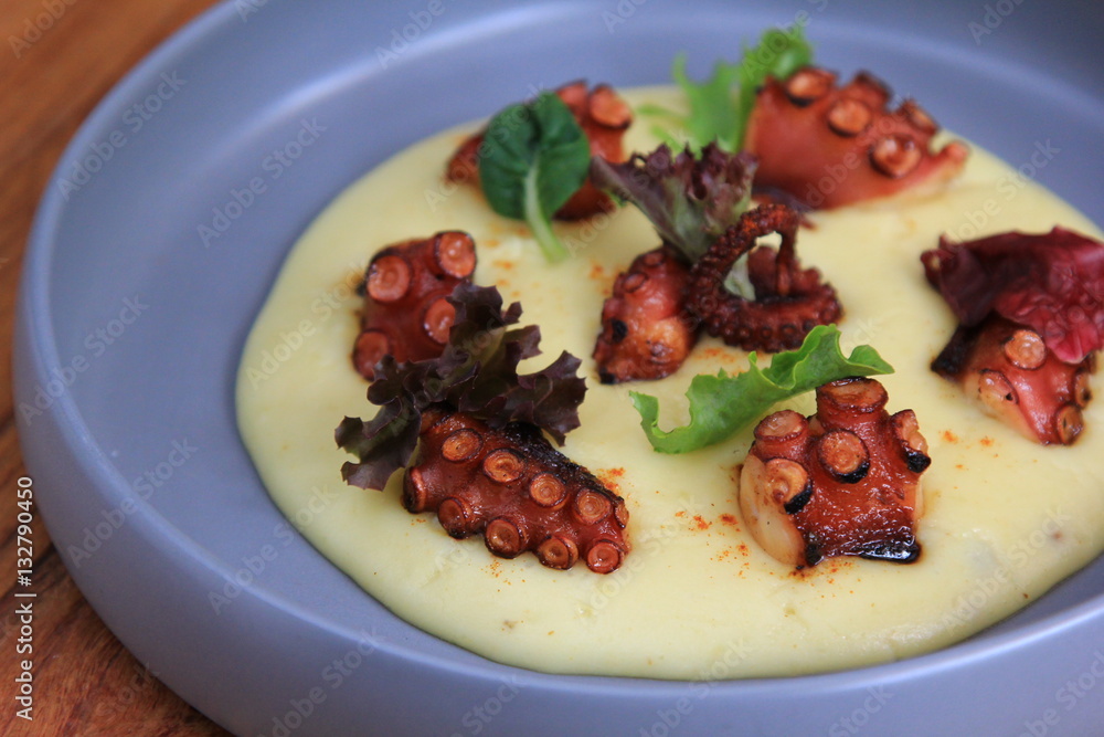octopus with cheese octopus with cheese