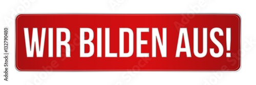 Button - Wir bilden aus
