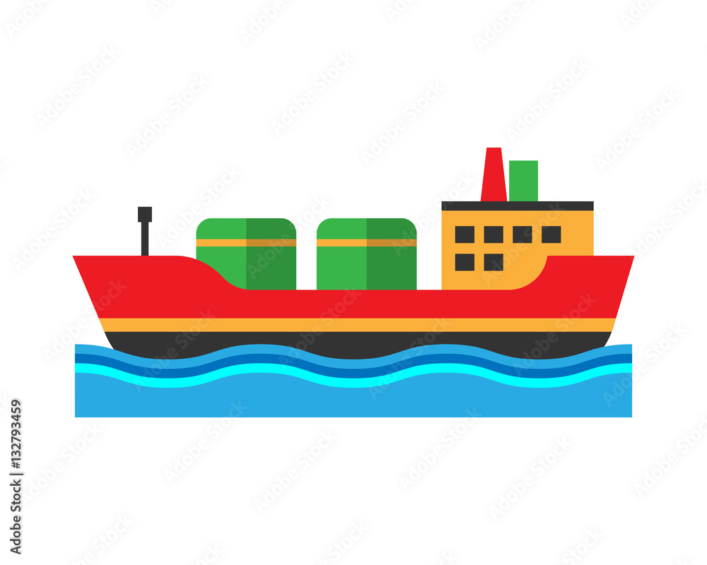Ship vector illustration. Ship vector illustration.