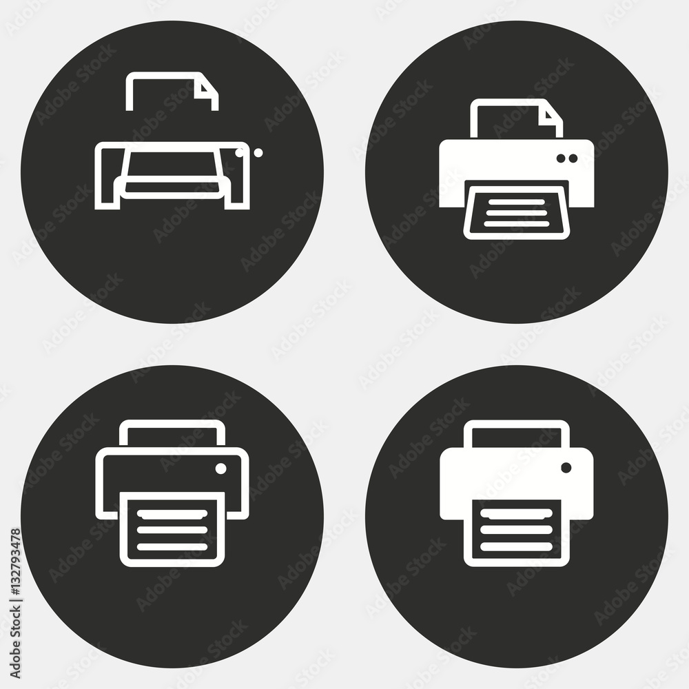 Printer - vector icon. Printer - vector icon.