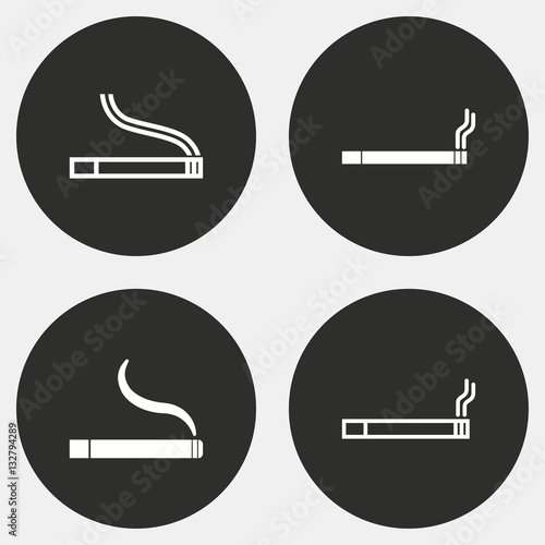 Smoke - vector icon.