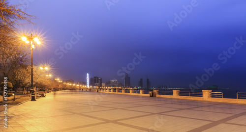 Quay Boulevard in Baku afte...
