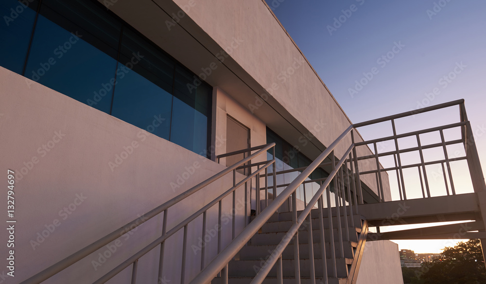 Fototapeta premium Emergency exit in office building