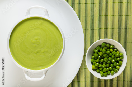 cream soup puree of green peas
