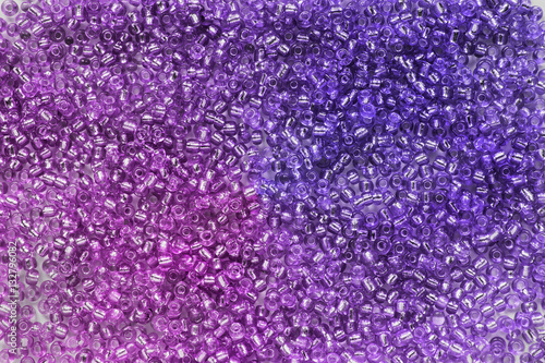 Purple glass beads
