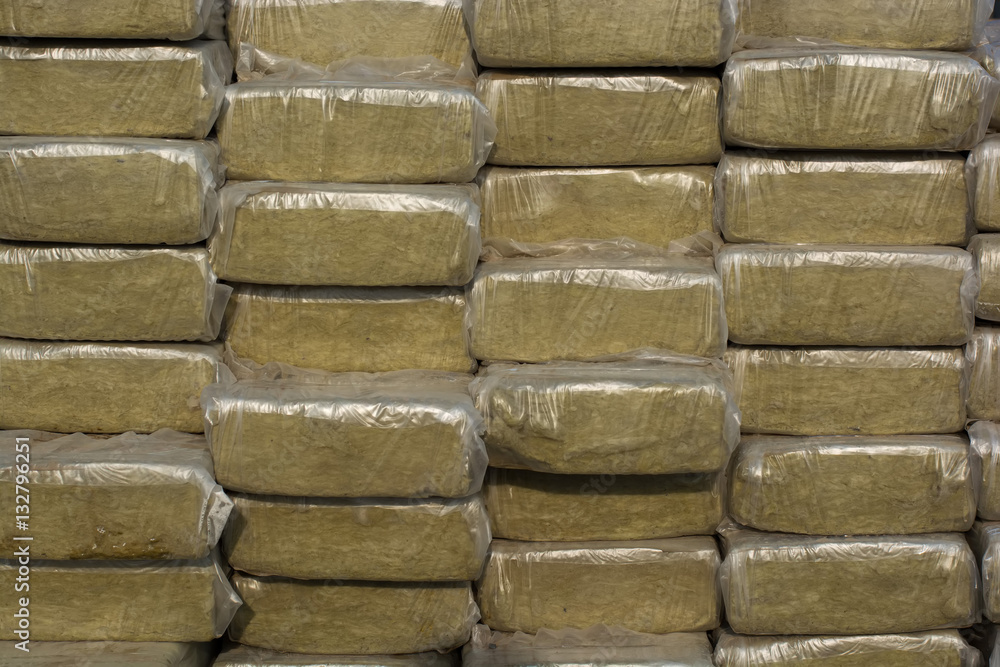 Pack of mineral wool Pack of mineral wool