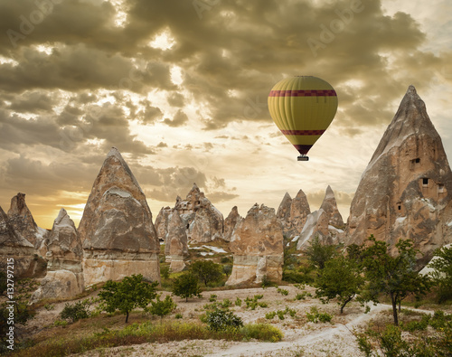 great tourist attraction Cappadocia balloon flight