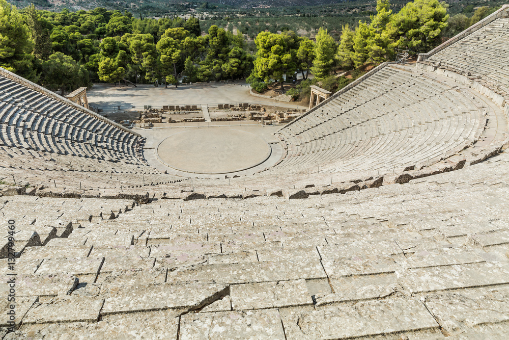 Epidaurus Theater In Greece