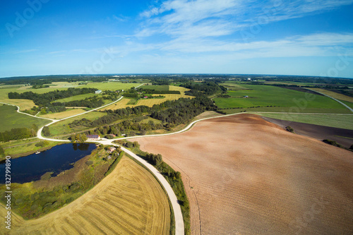 Late summer in countryside, Latvia.