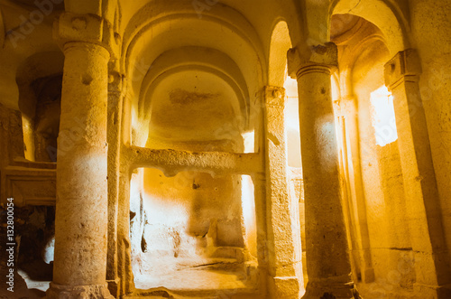 Cave church in Cappadocia, Turkey photo