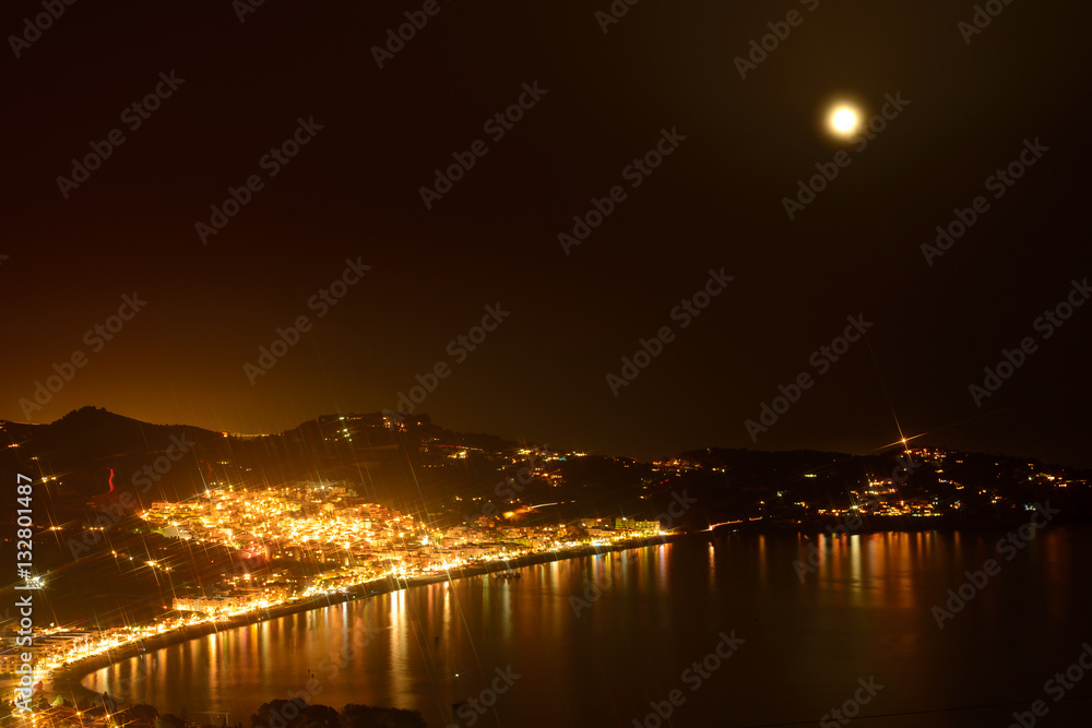 Night in the Bay of La Herradura, Granada.