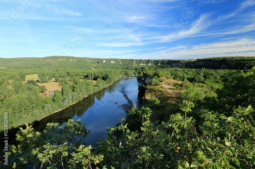 View of the belvedere of Copeyre , Dordogne , France
