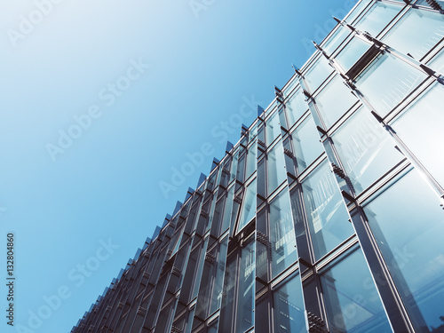 Modern Architecture Glass wall Building Abstract background