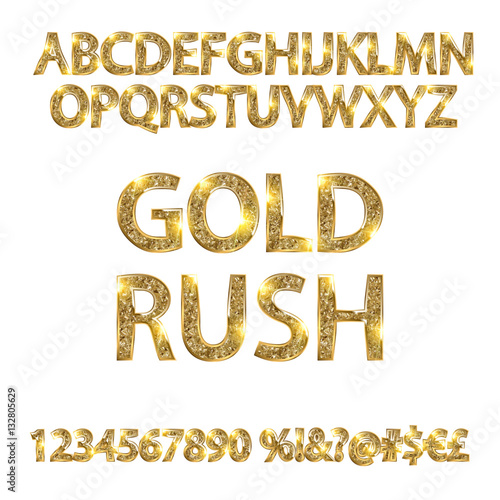 gold rush.  alphabets