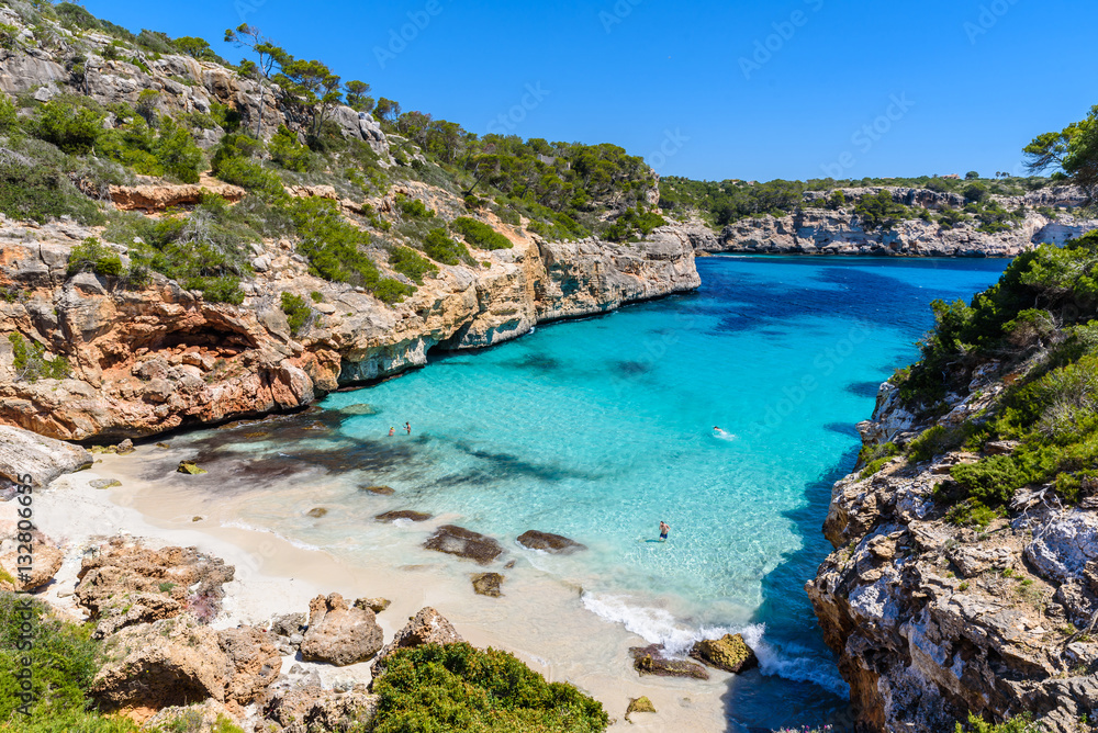 Calo Des Moro - beautiful bay of Mallorca, Spain